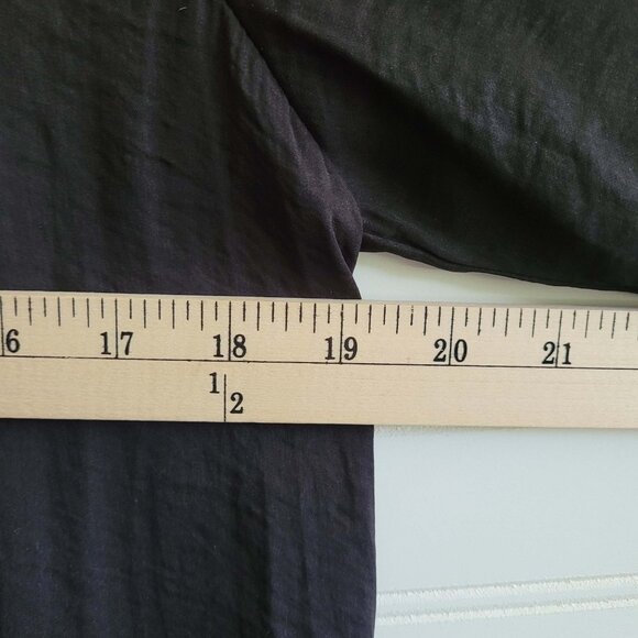 Dolan Shirt Womens Medium Relaxed V Neck Tunic Hi Low Button Anthropologie - Picture 8 of 12